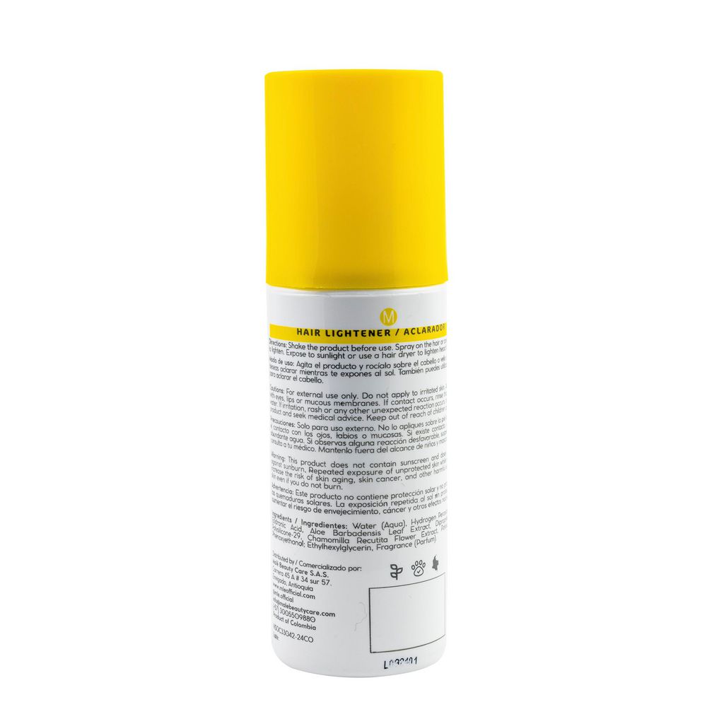 Aclarador capilar MLÉ para vellos y cabellos (140  ml) img #2