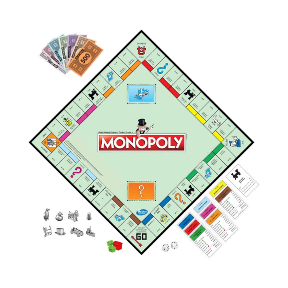 Juego De Mesa Hasbro Gaming Monopoly Clásico C1009 Español img #2