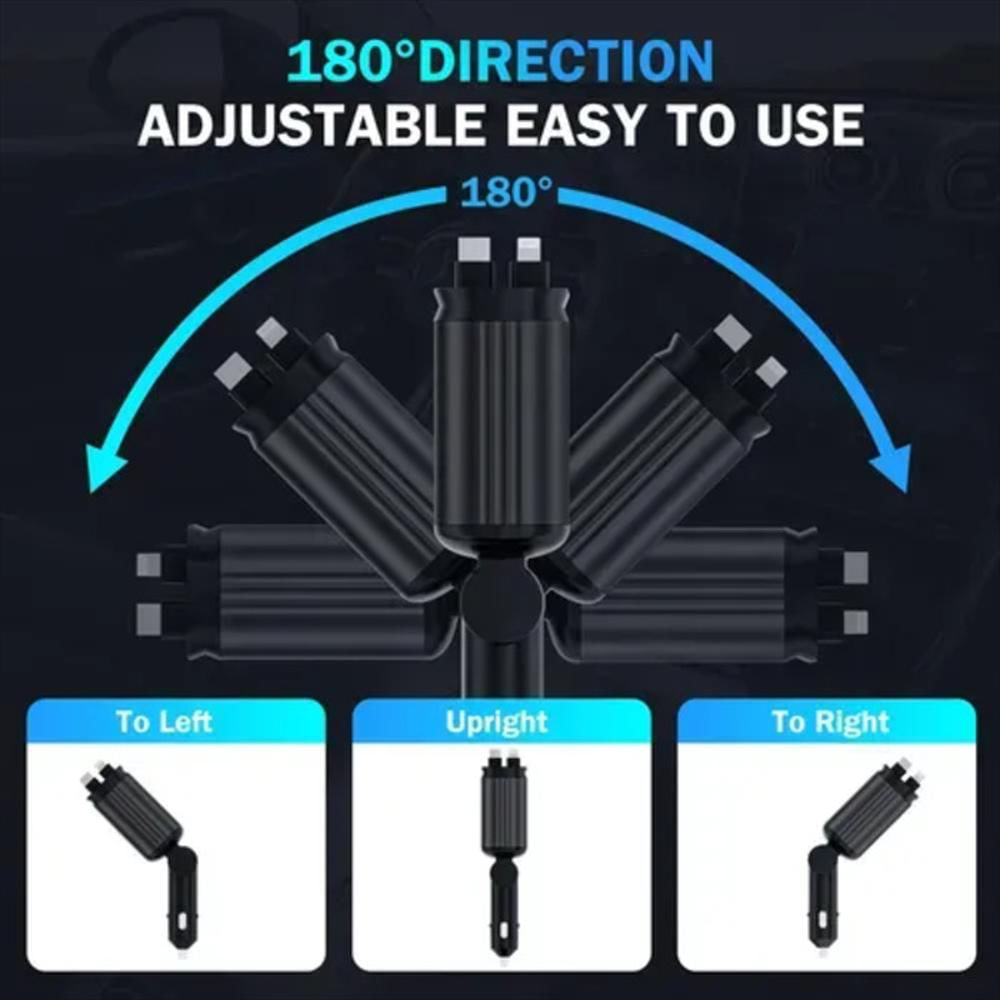 Cargador De Carro 4 En 1 Con Proyector Estelar img #3