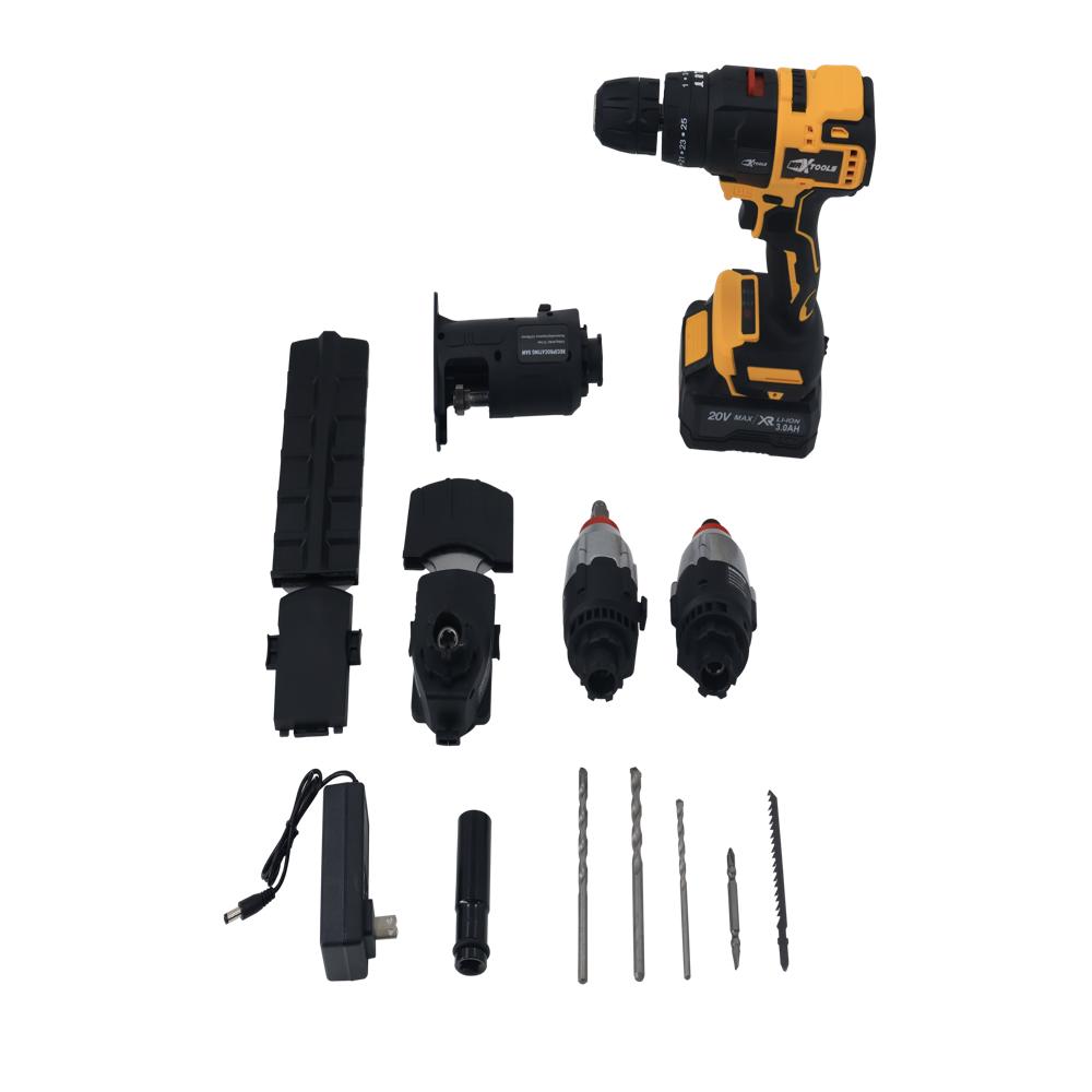 Taladro Inhalambrico Maxtools Multifuncion 5 En 1 + Estuche Rigido img #5