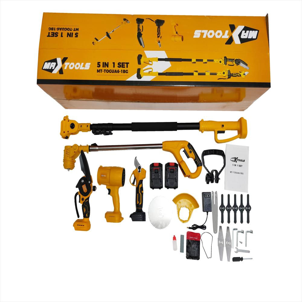 Guadañadora Inalámbrica 5 En 1 Maxtools 24V + 2 Baterías img #1