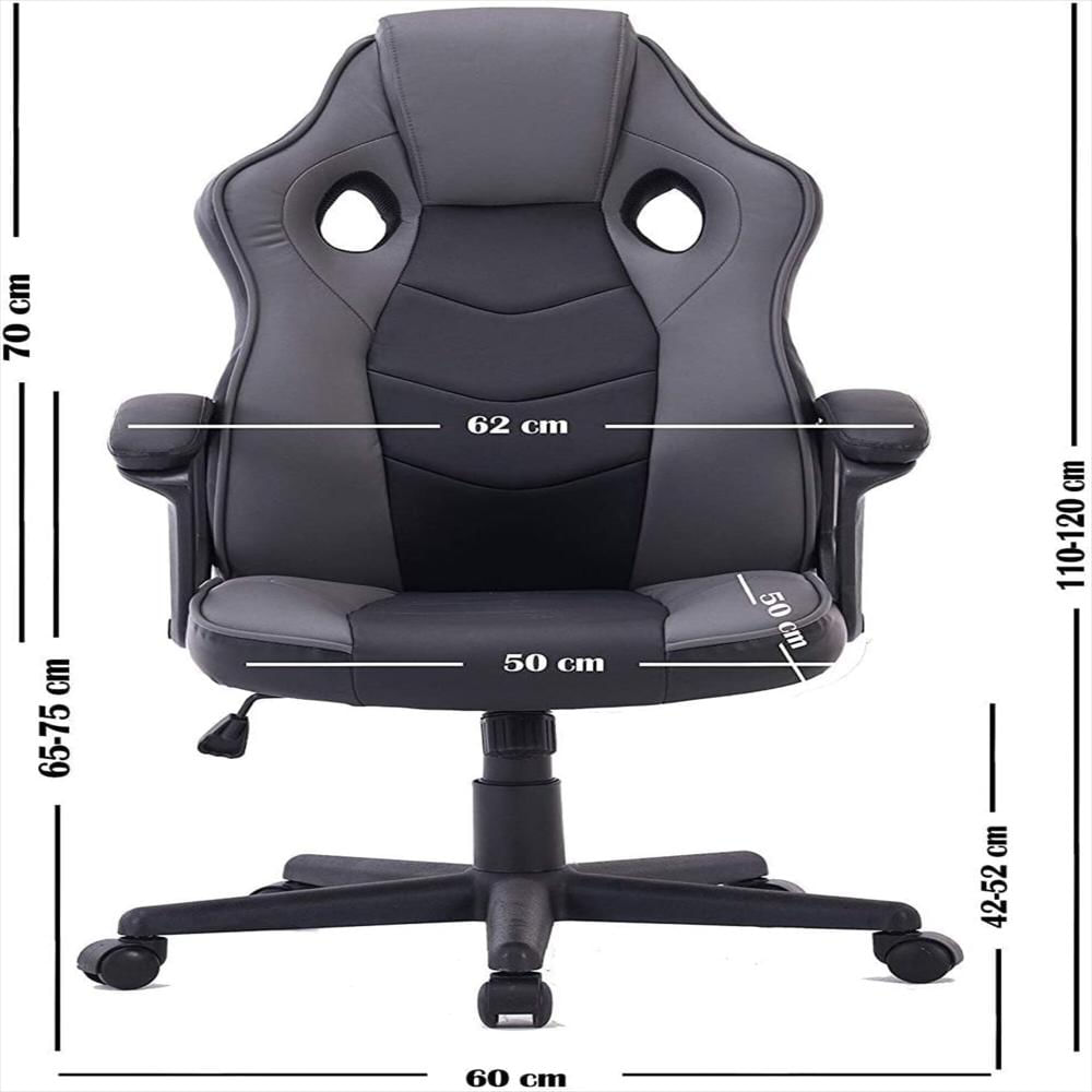 Silla Gamer Ergonomica Reclinable Multicolor Cuero Sintético img #5
