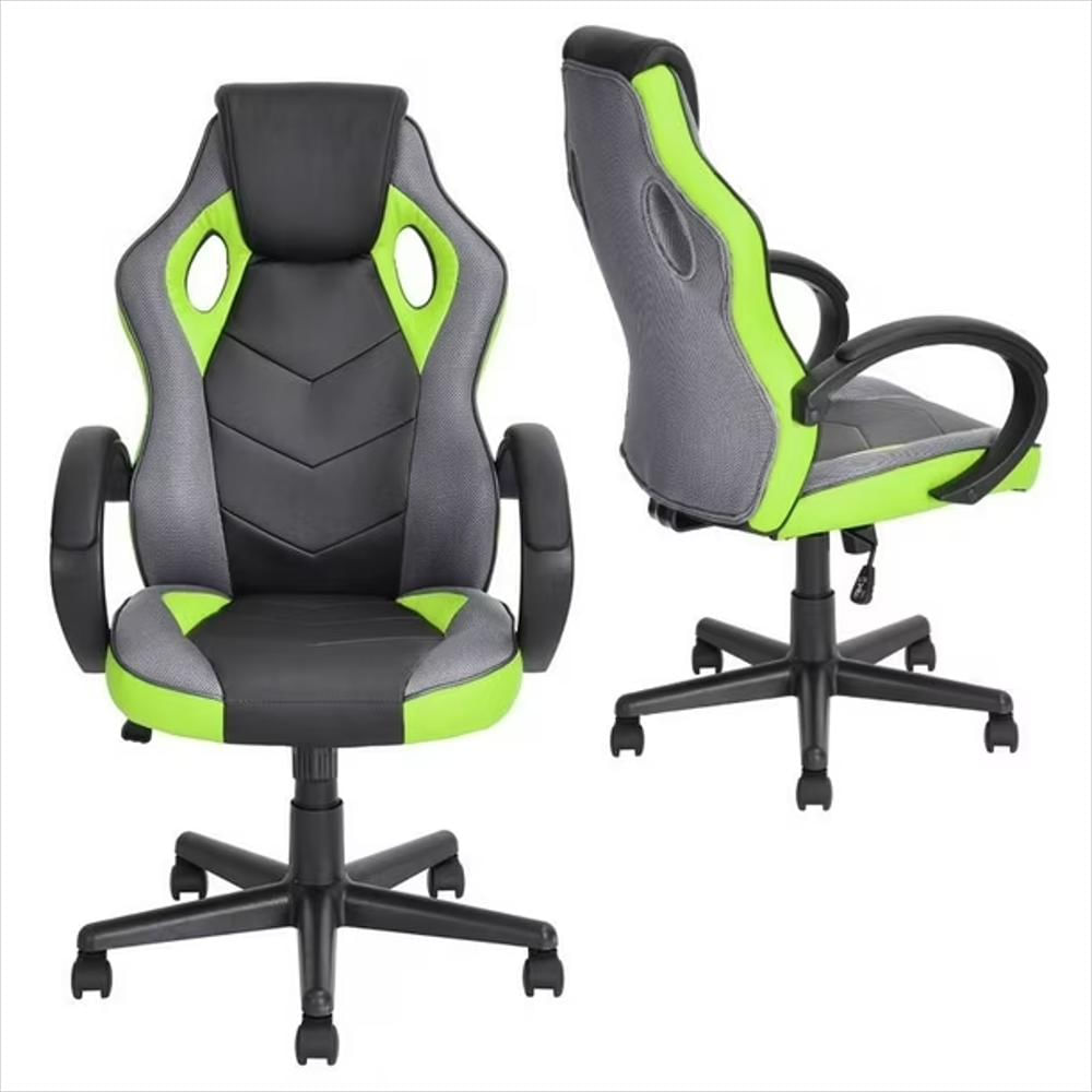 Silla Gamer Ergonomica Reclinable Multicolor Cuero Sintético img #5