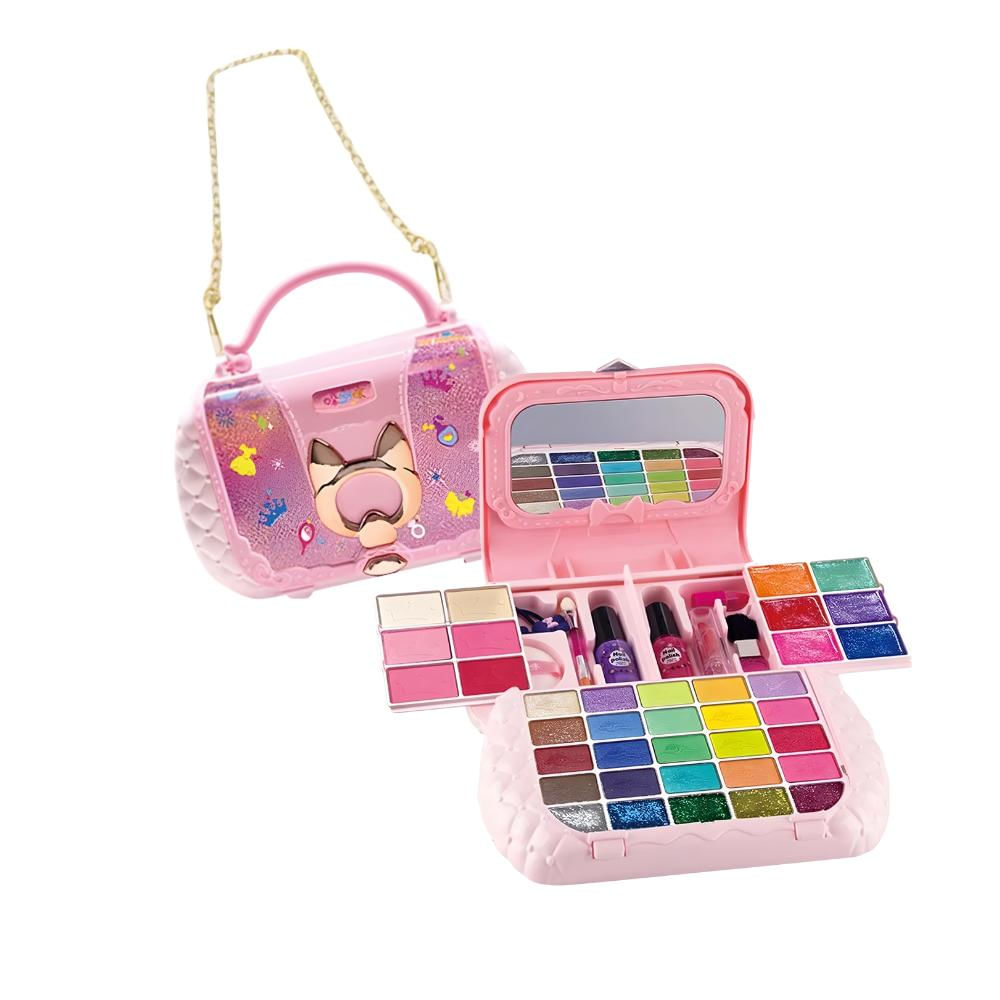 Kit De Maquillaje Creativo Para Niñas Lavable No Tóxico Bolso img #1