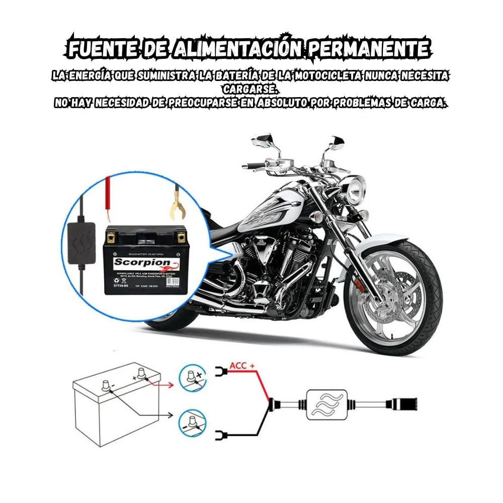 Camara Para Moto Doble Lente Dvr 1080P Resistente Al Agua img #3