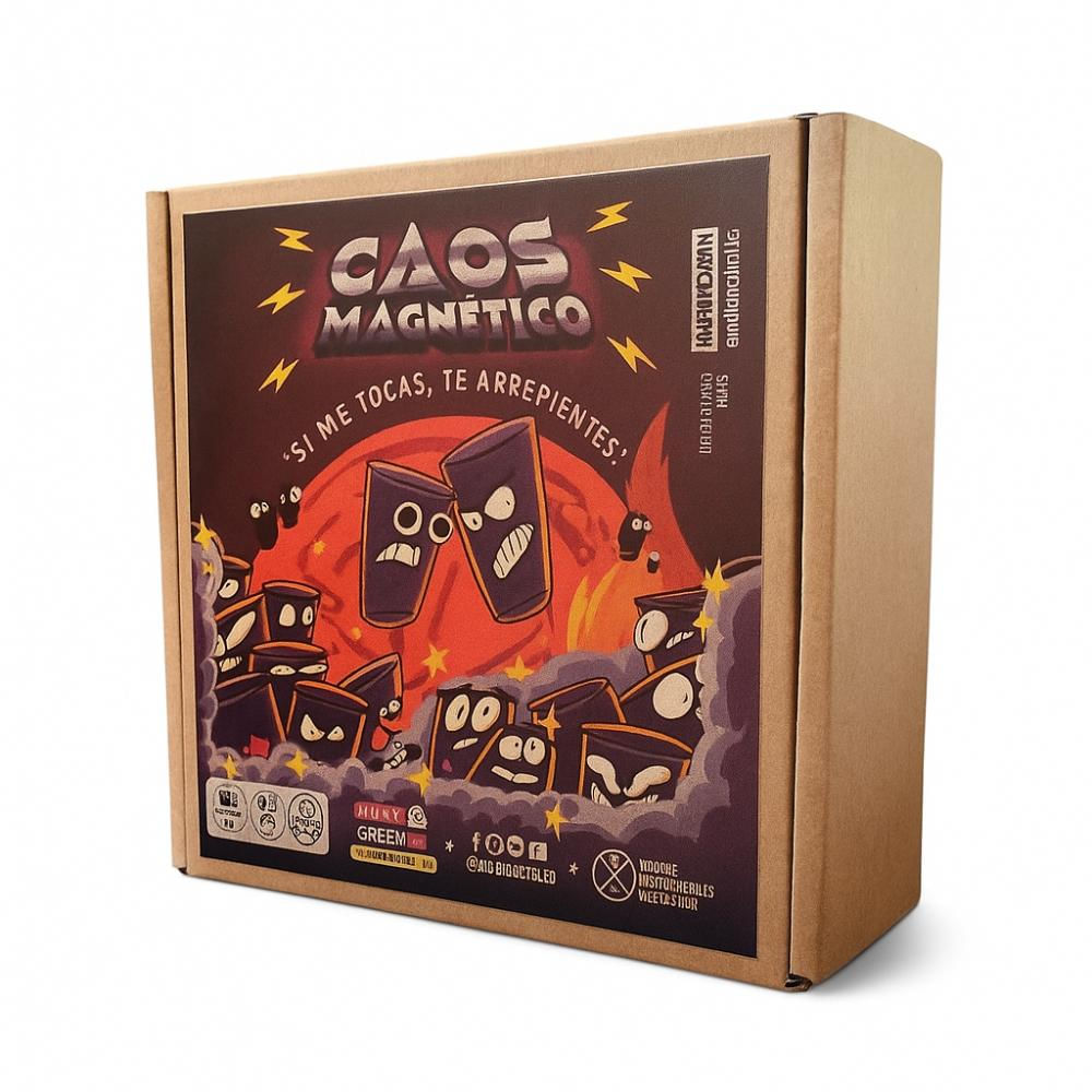 Caos Magnético Si Me Tocas, Te Arrepientes Juego De Mesa img #1