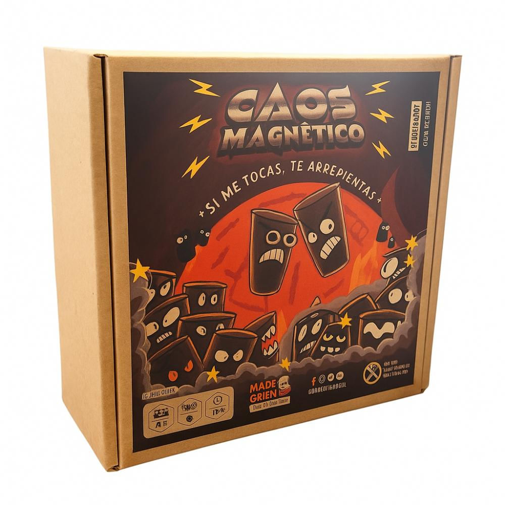 Caos Magnético Si Me Tocas, Te Arrepientes Juego De Mesa img #2
