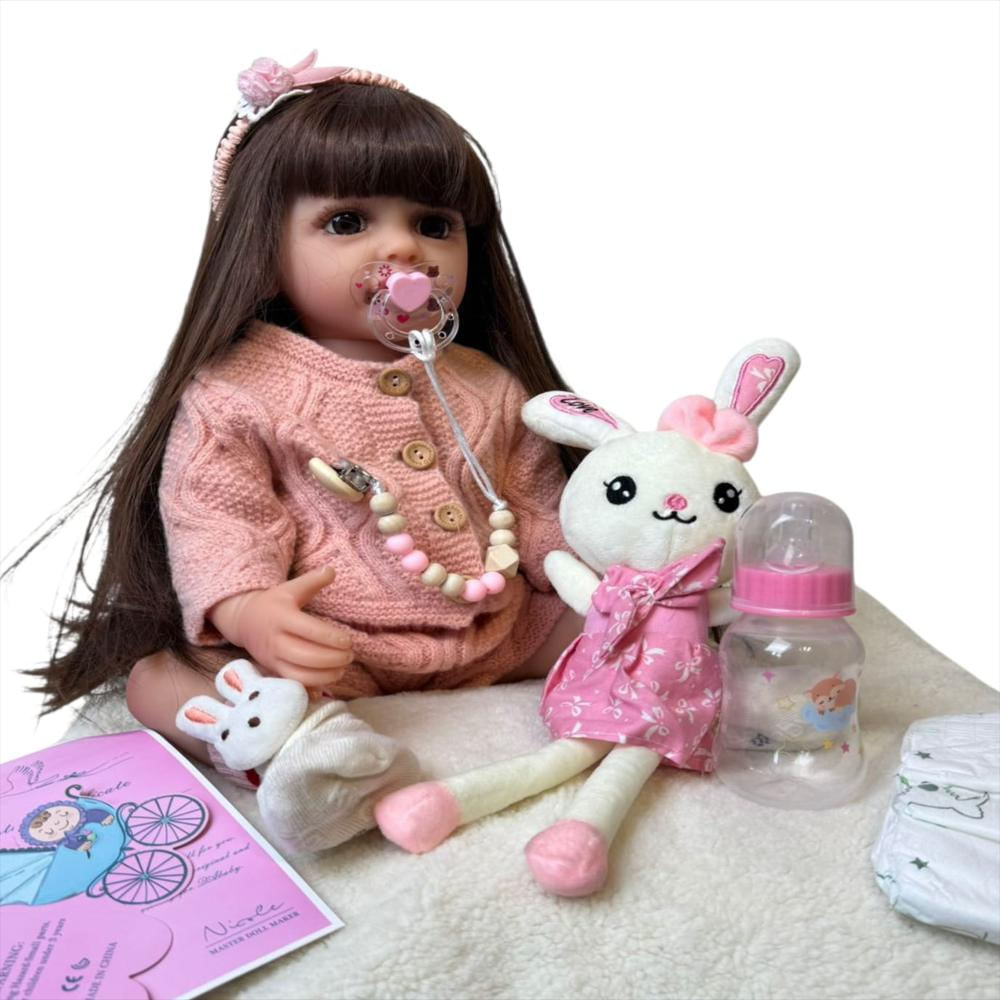 Muñeca Inteligente Reborn Habla Mueve Boca Y Manos img #3