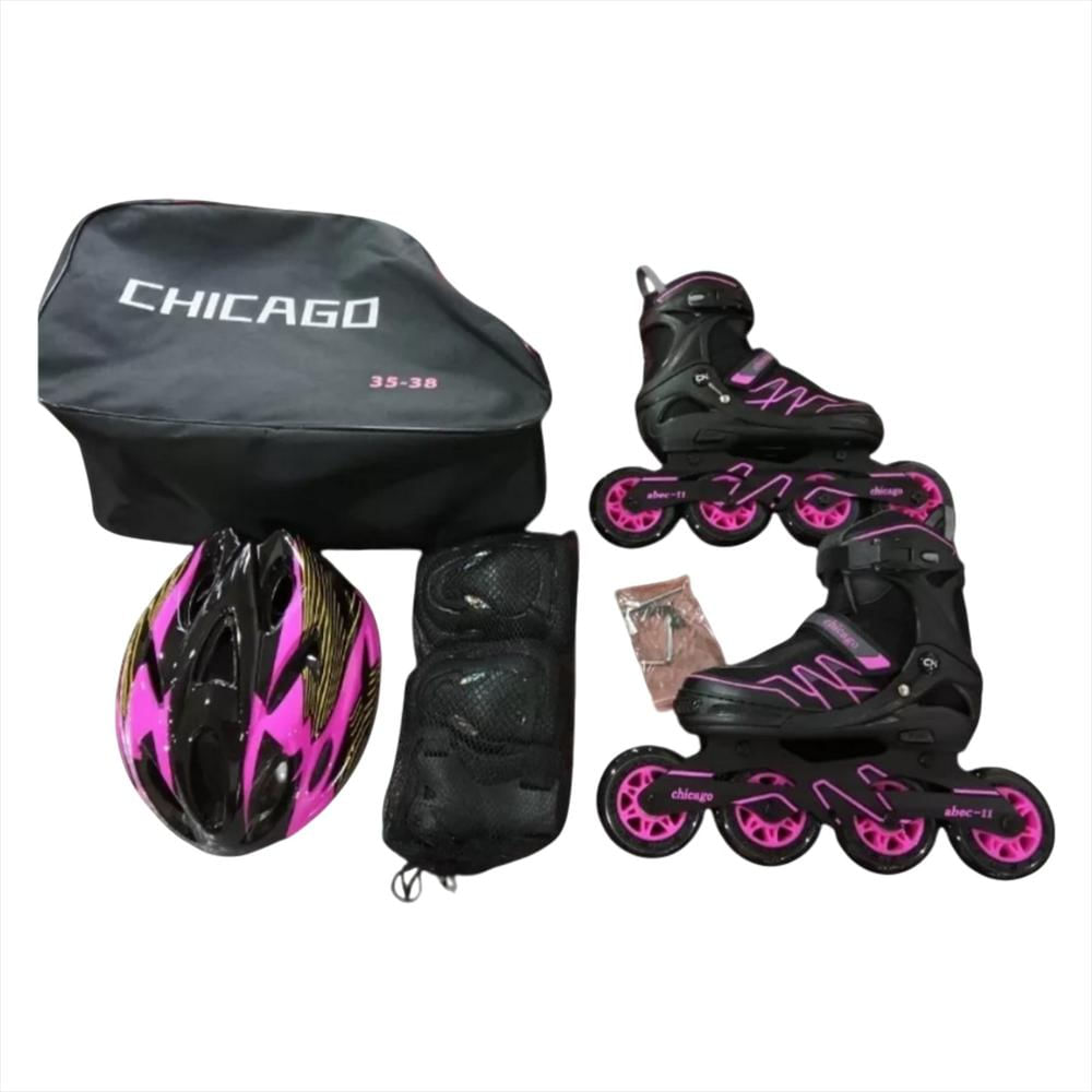 Patines Semiprofesionales Chicago Rosado Talla S img #1