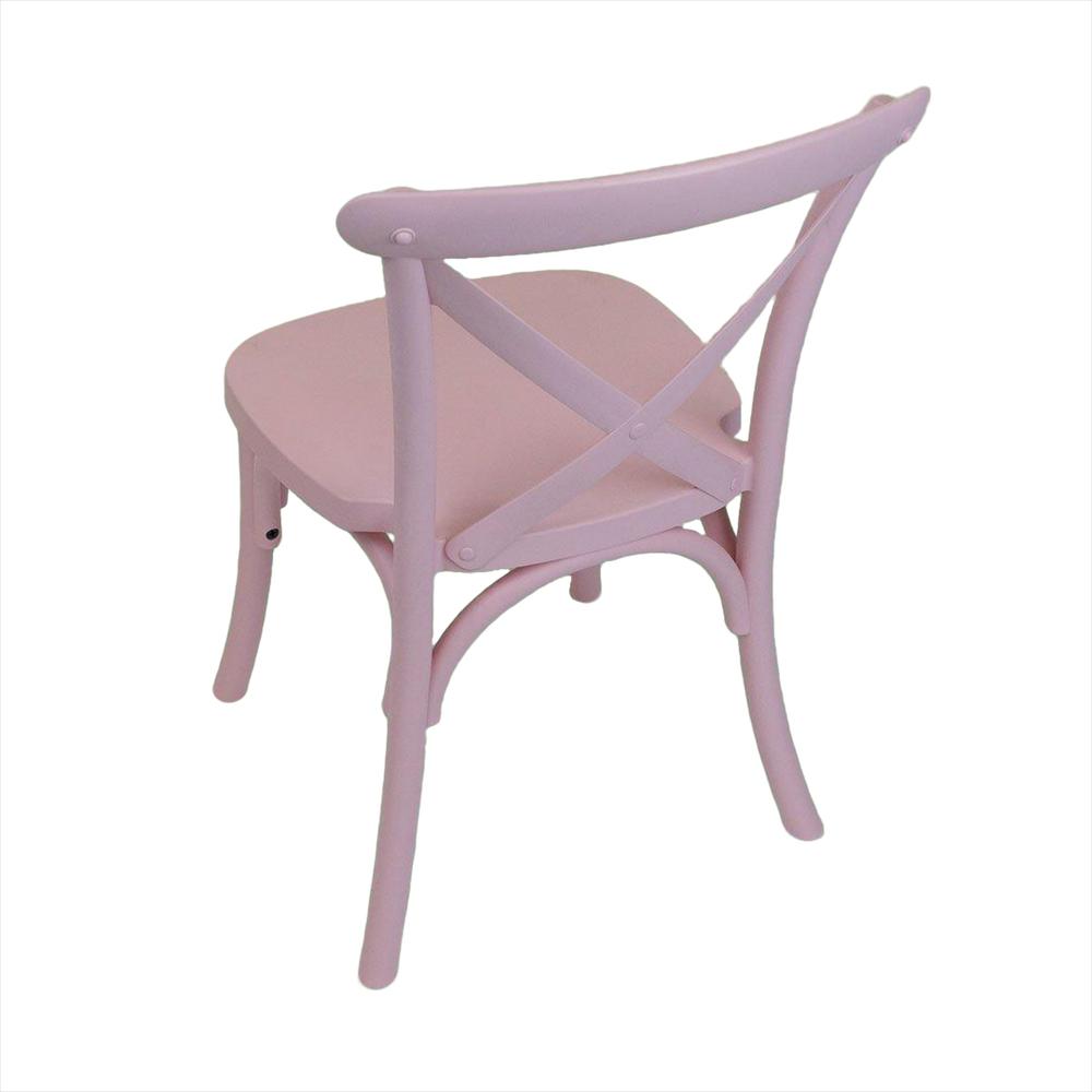Silla Crossback Pp Para Niños, Color Rosado img #2