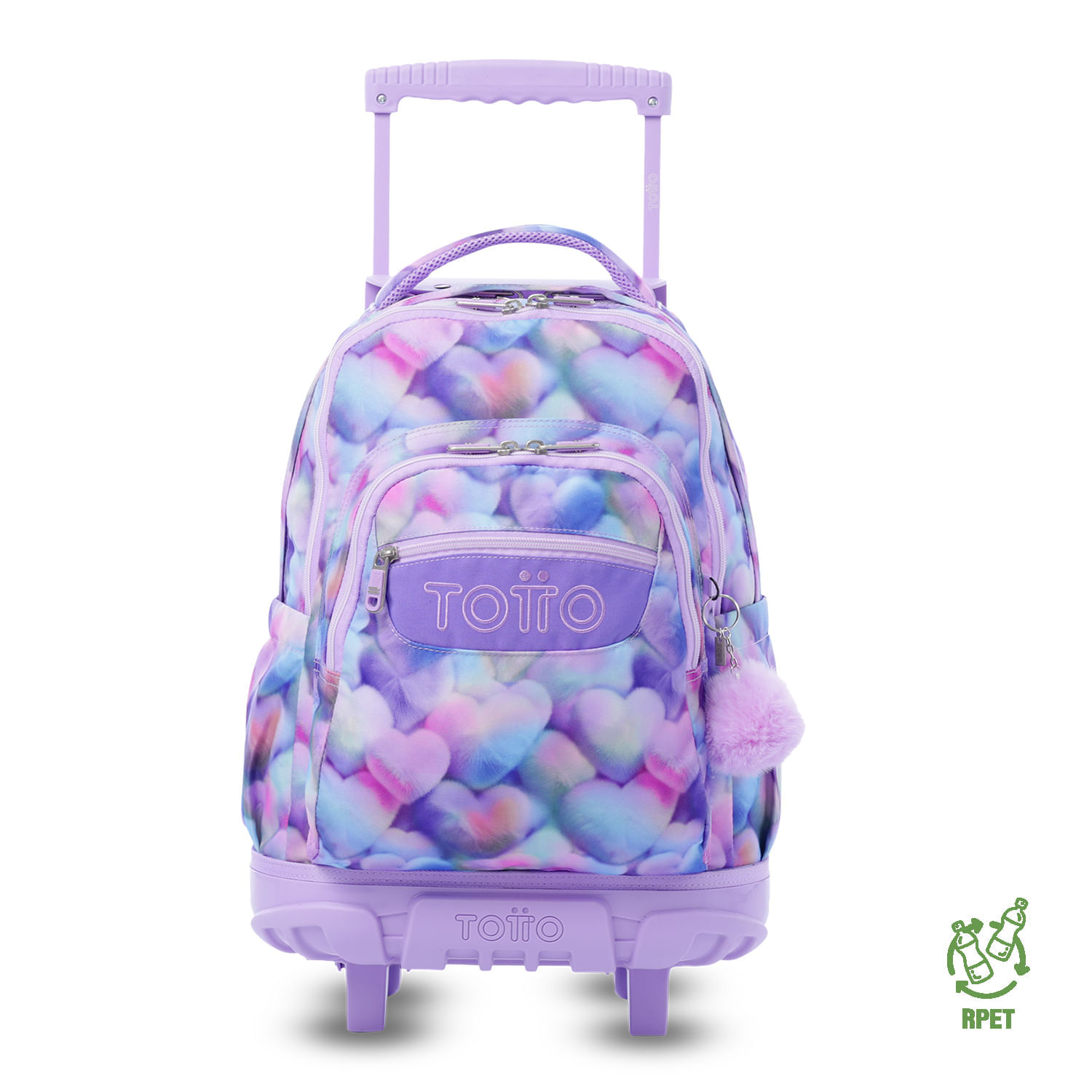 Maleta para Niña con ruedas Porta PC 15.4" Renglón Morado