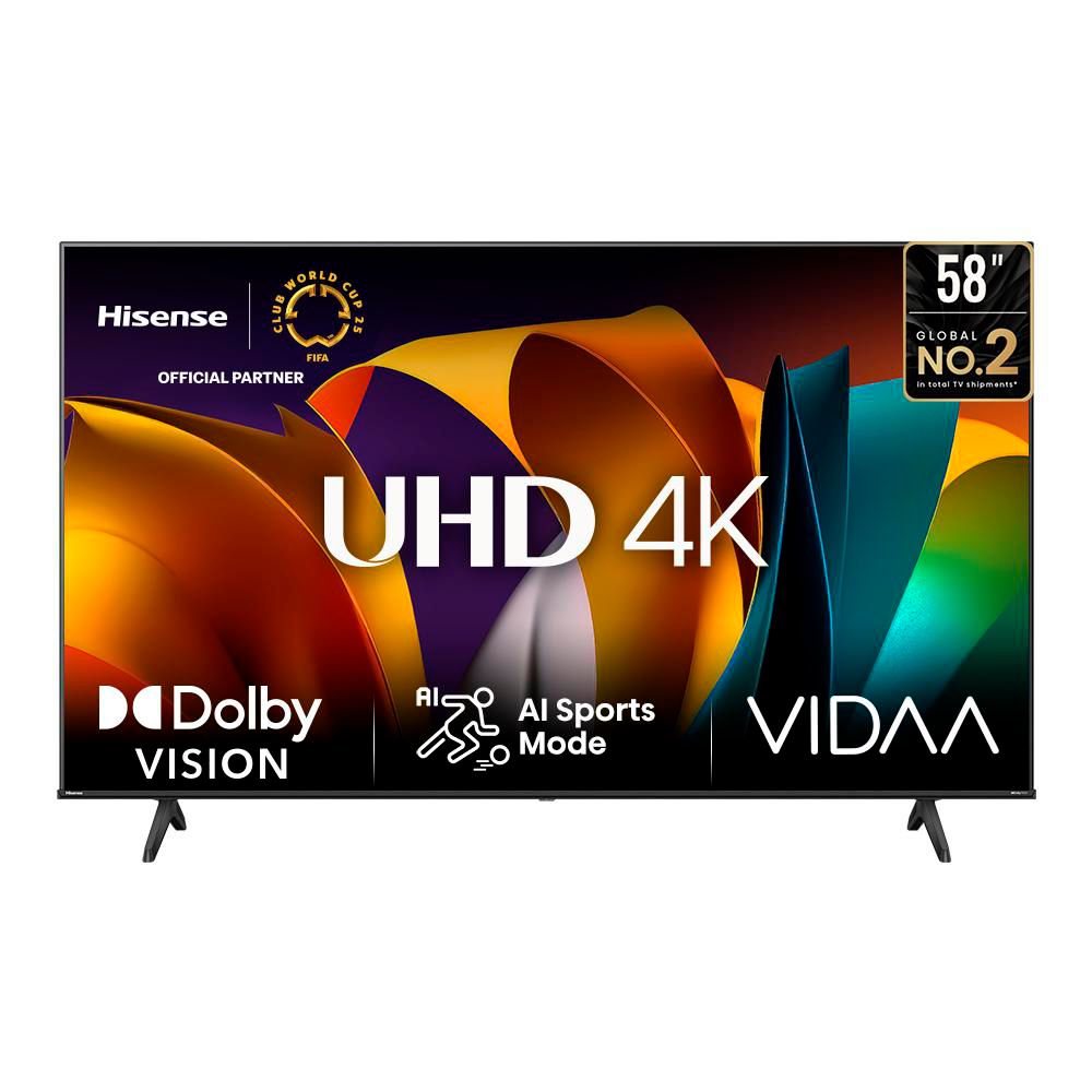 Televisor HISENSE 58 pulgadas LED Uhd4K Smart TV 58A6N img #2