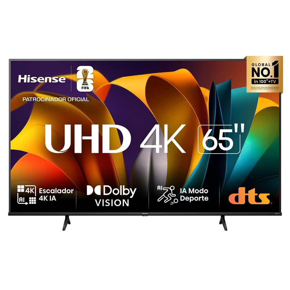 Televisor HISENSE 65 pulgadas LED Uhd4K Smart TV 65A6N