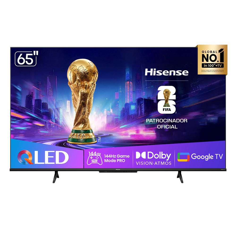 Televisor HISENSE 65 pulgadas QLED Uhd4K Smart TV 65Q7QG, 144Hz, TV Gaming img #1