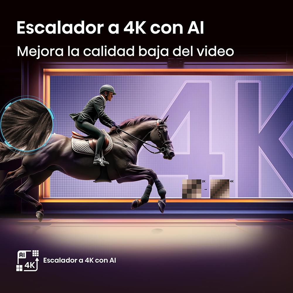 Televisor HISENSE 65 pulgadas QLED Uhd4K Smart TV 65Q7QG, 144Hz, TV Gaming img #6
