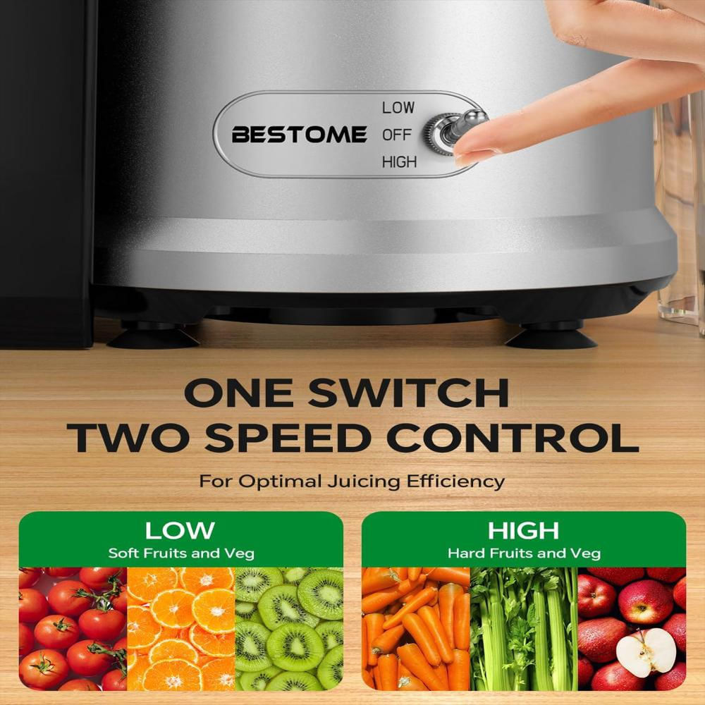 Extractor De Frutas Y Verduras Ptente 1200 Watts Bestome img #3