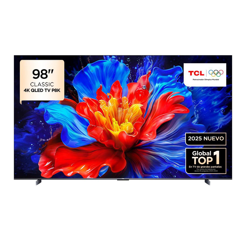 Televisor TCL 98 pulgadas QLED Uhd4K Smart TV 98P8K Televisor TCL 98 pulgadas QLED Uhd4K Smart TV 98P8K