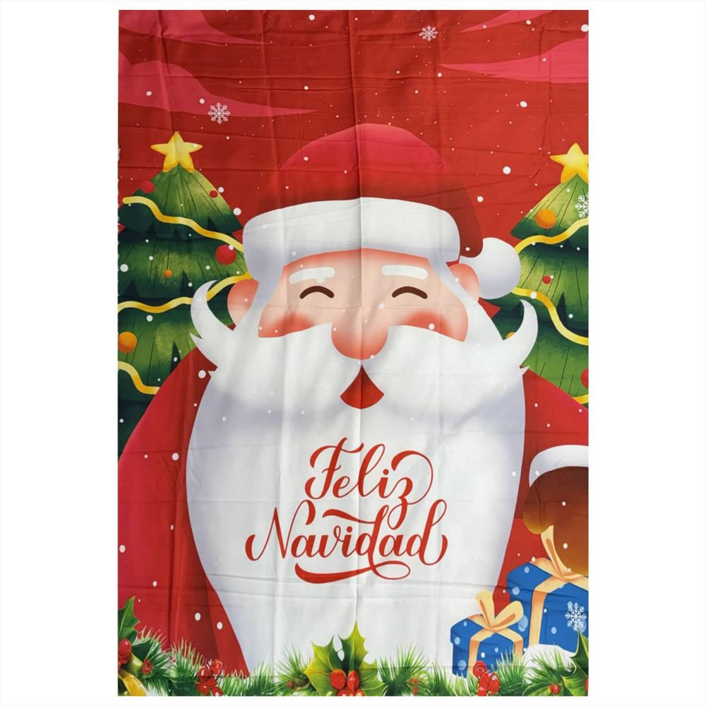 Set X6 Fundas Navideñas Merry Christmas Con Mantel Comedor img #4