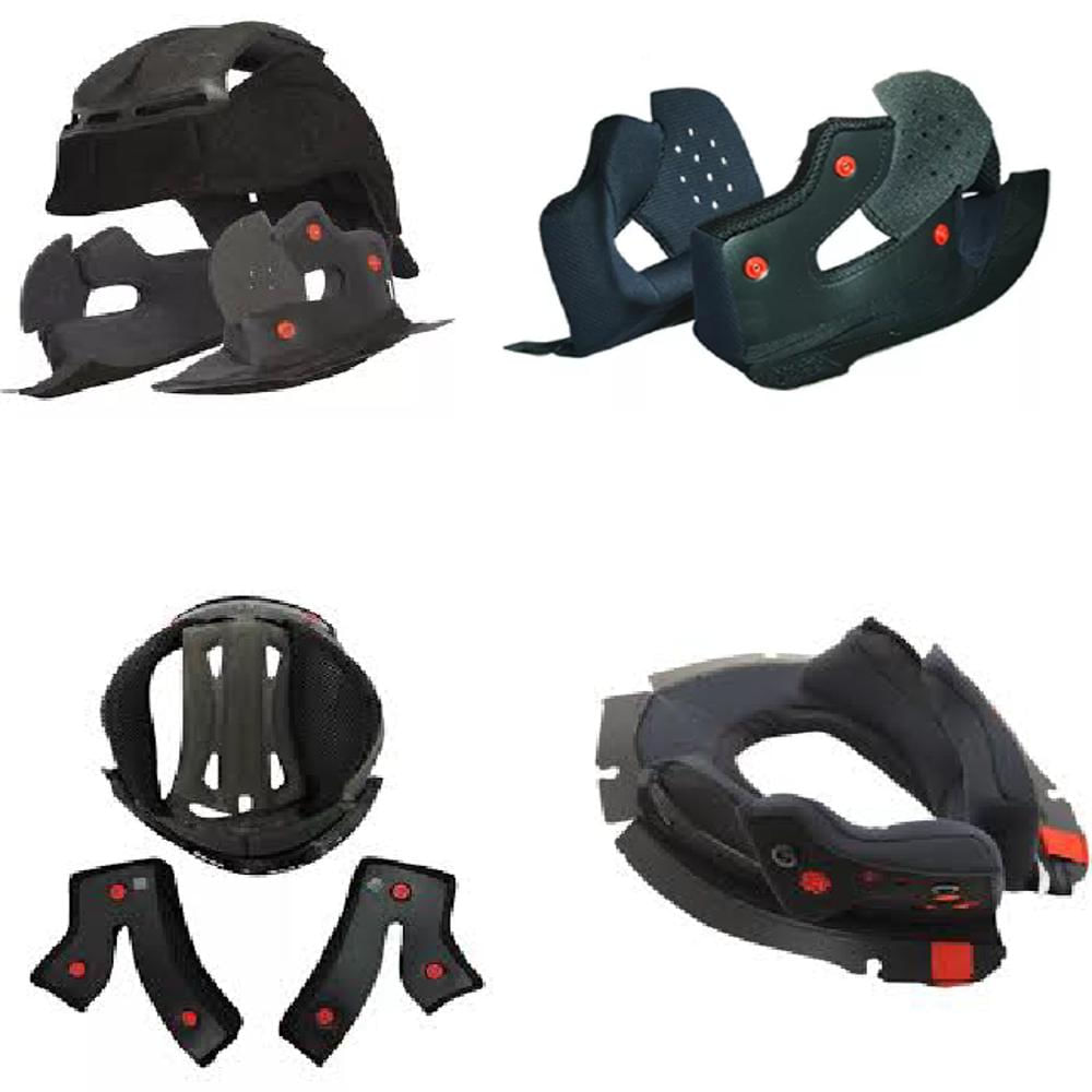 Almohadillas Edge Helmets Negro img #1