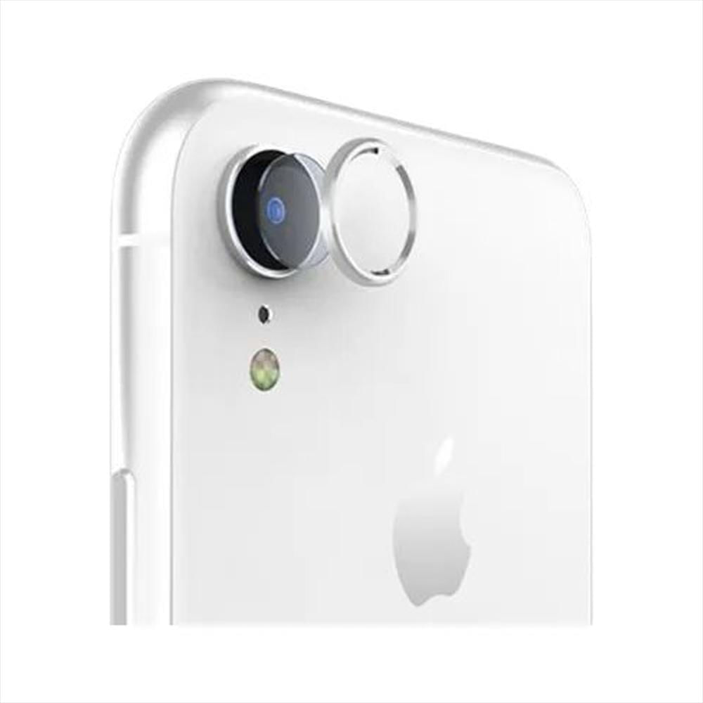 Protector Camara Con Lente Plateado Para Iphone Xr img #1
