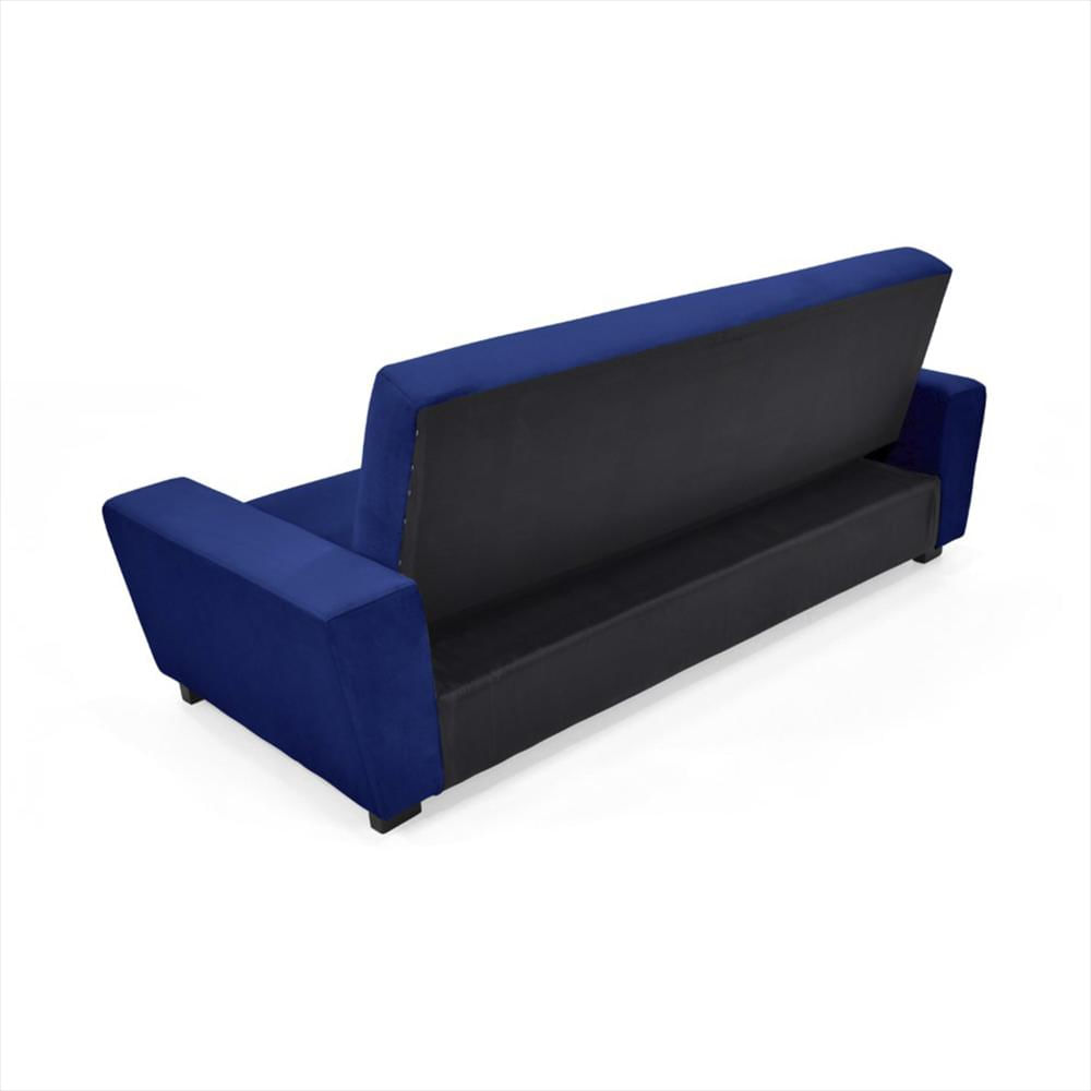 Sofa Cama Azul Contemporaneo En Tela Poliester img #5
