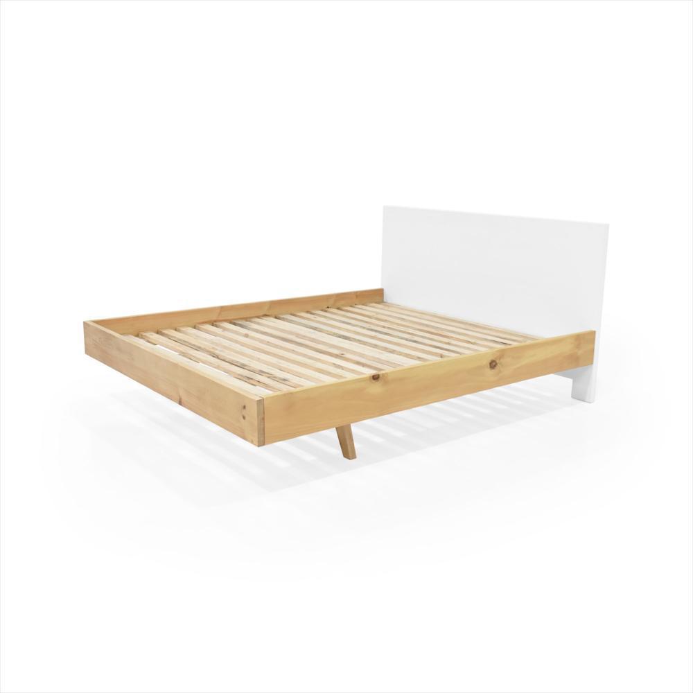 Cama Granada Queen 166 X 197 Cm Blanco Natural