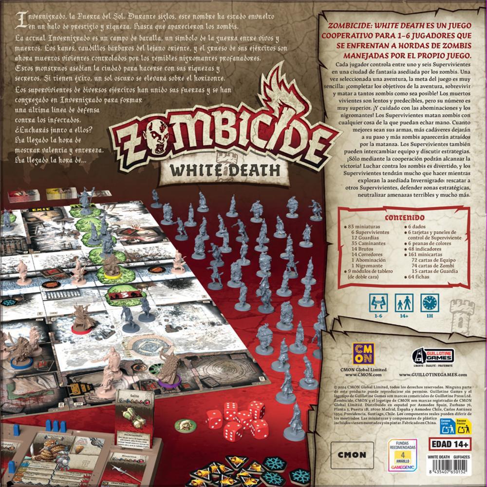 Zombicide White Death Juego De Mesa Español img #4