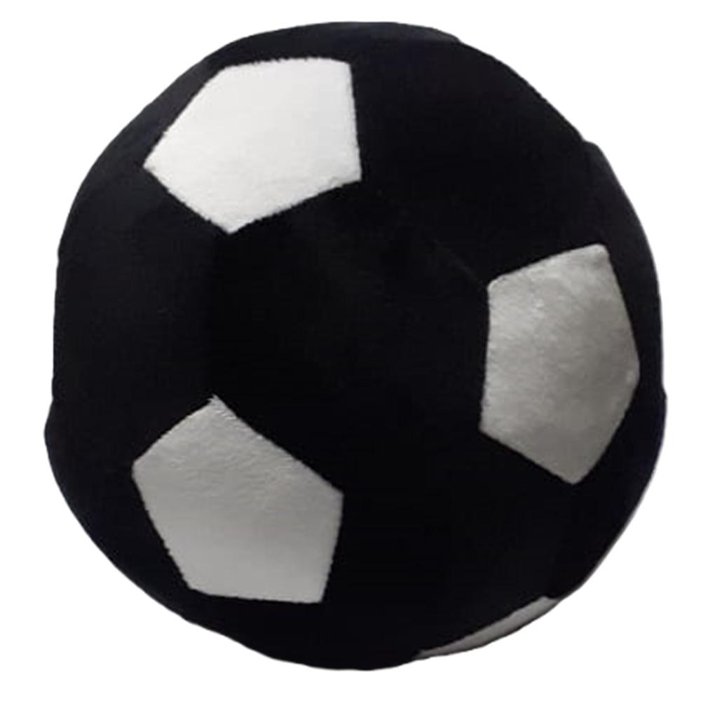 Balon De Futbol De Peluche Negro Y Blanco img #2