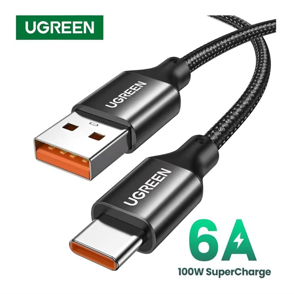 Cable Cargador Usb A A Usb C Súper Carga Rápida 6 A 100W 2M img #1