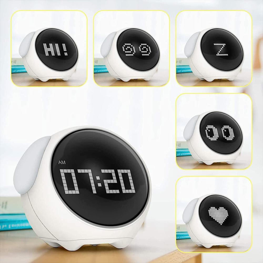 Reloj Despertador Infantil Interactivo Con Emojis Animados img #3