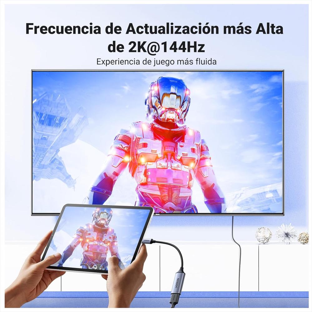 Cable Adaptador Usb Tipo C A Hdmi 4K@60Hz Thunderbolt 4 / 3 img #4