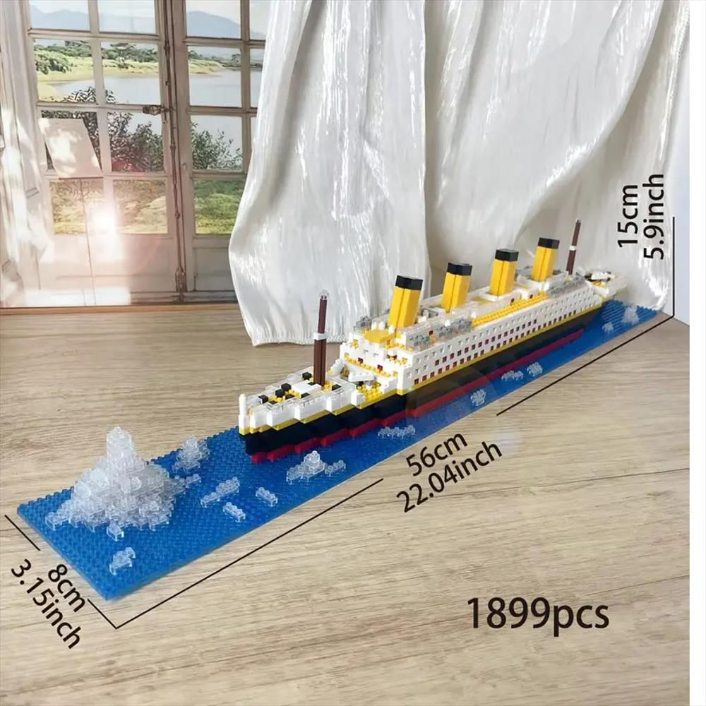 Barco Titanic Juguete Bloques Construcción 1899 Pcs img #2