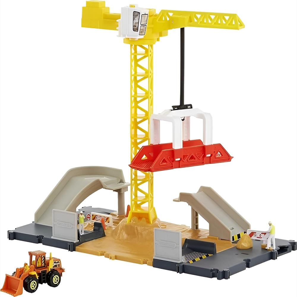 Set Pista Matchbox Action Drivers Coleccion Vehículos De Mattel Construction Site img #2