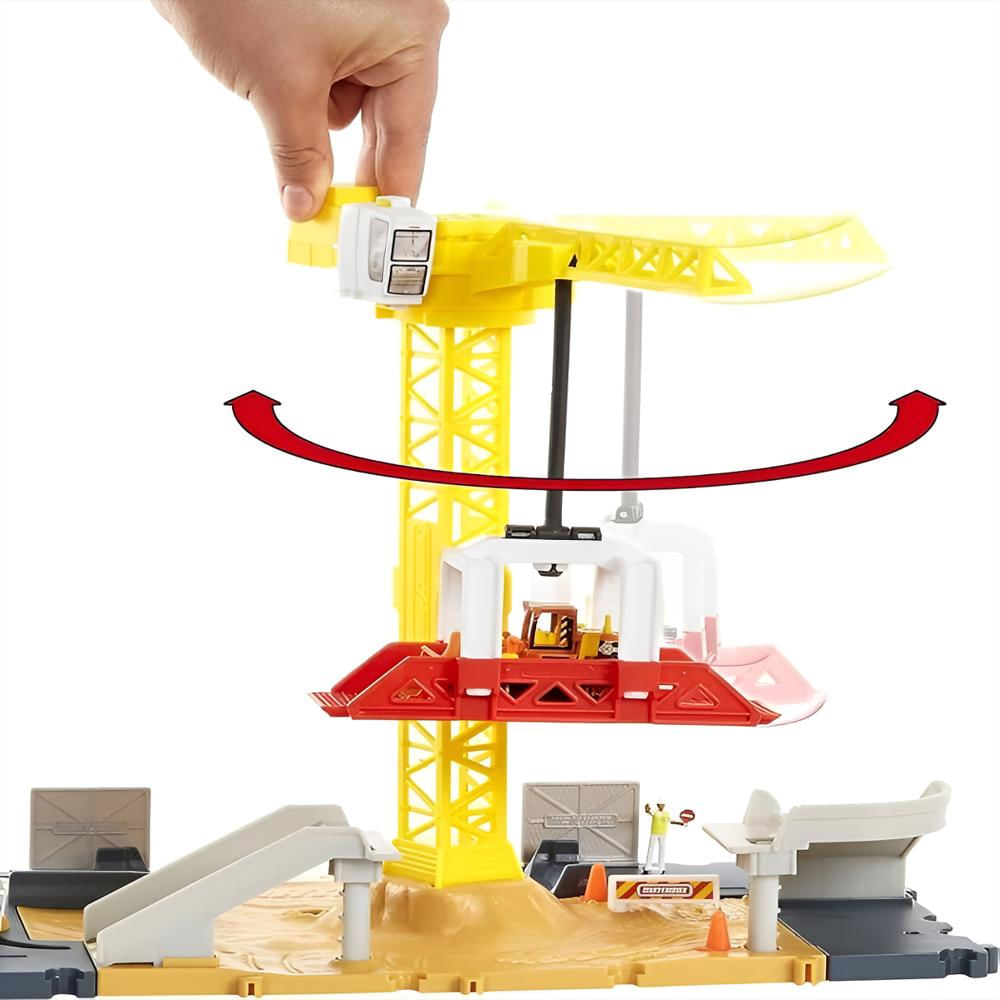 Set Pista Matchbox Action Drivers Coleccion Vehículos De Mattel Construction Site img #5