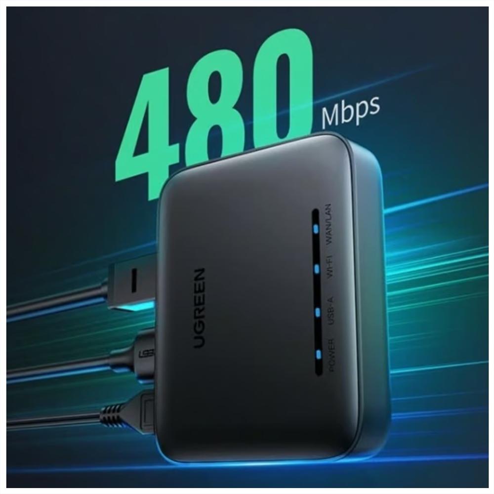 Adaptador Switch Compartir Impresora De Red Rj45 Usb 2.0 img #2