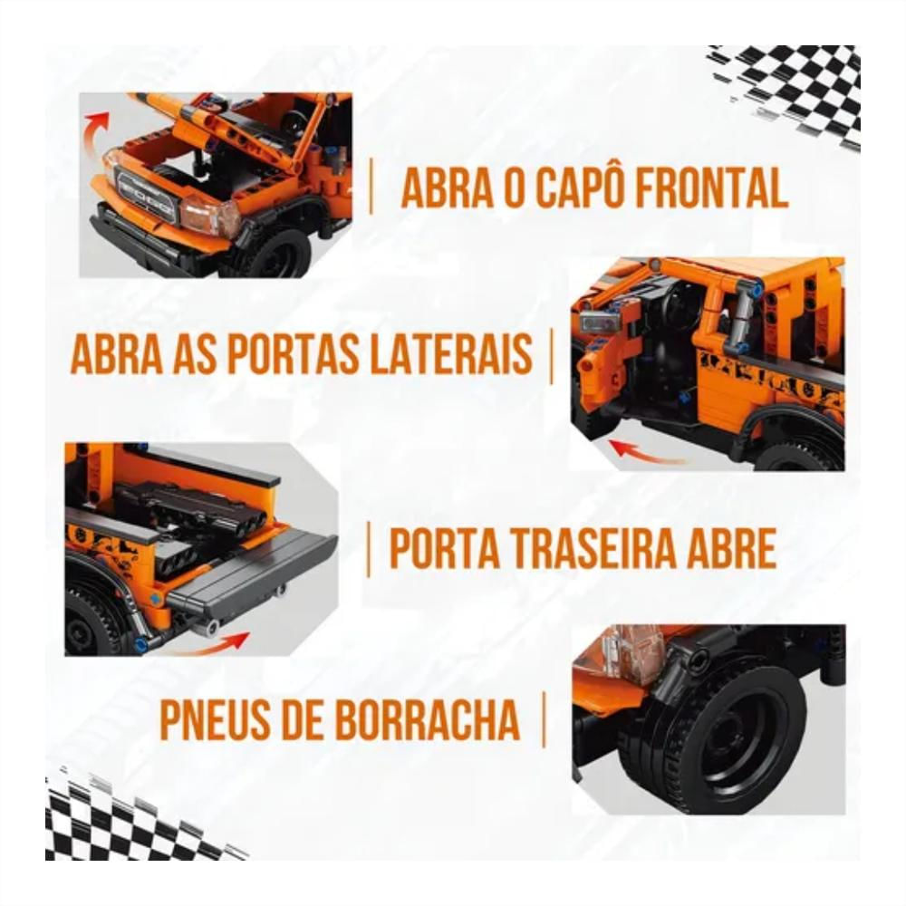 Carrito De Montaje Para Coche Con Control Remoto Recargable, 443 Pcs img #4