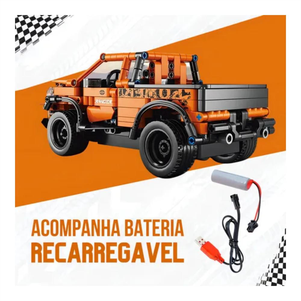 Carrito De Montaje Para Coche Con Control Remoto Recargable, 443 Pcs img #5