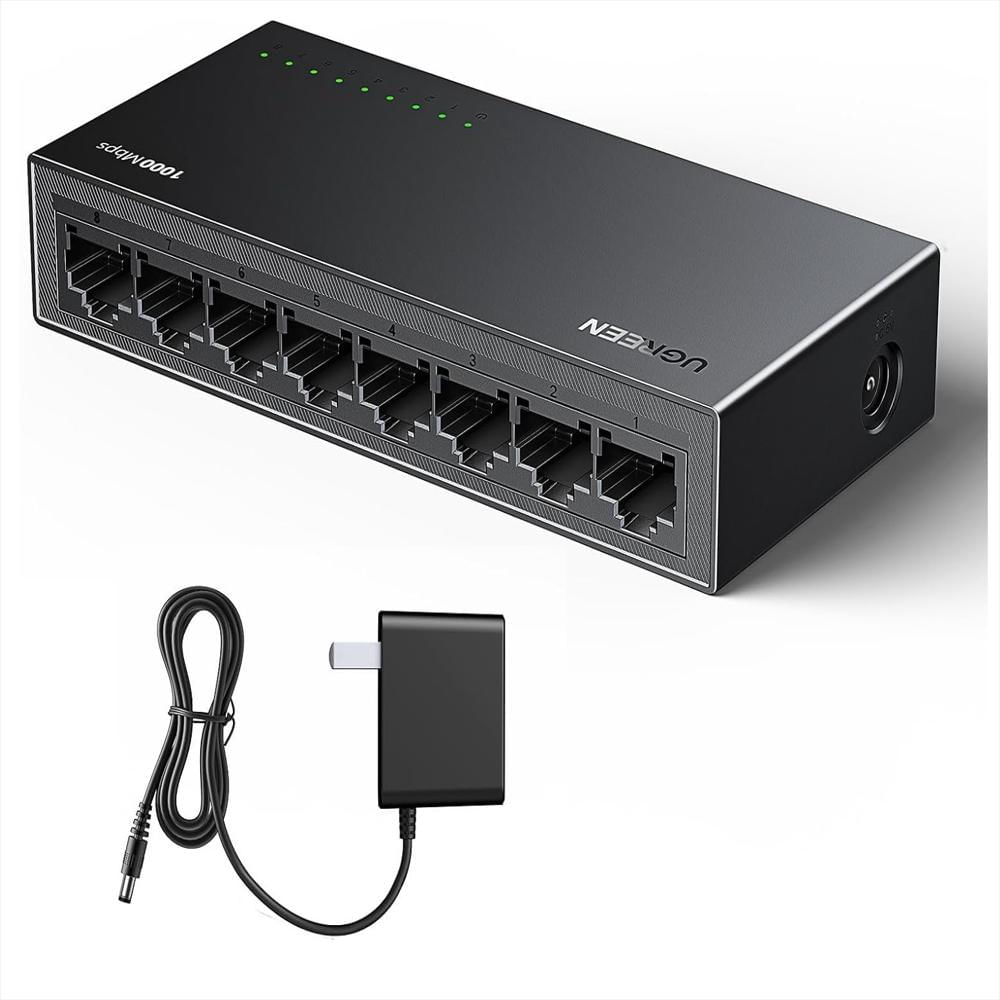 Switch De Escritorio 8 Puertos Gigabit Divisor Ethernet Rj45 img #1