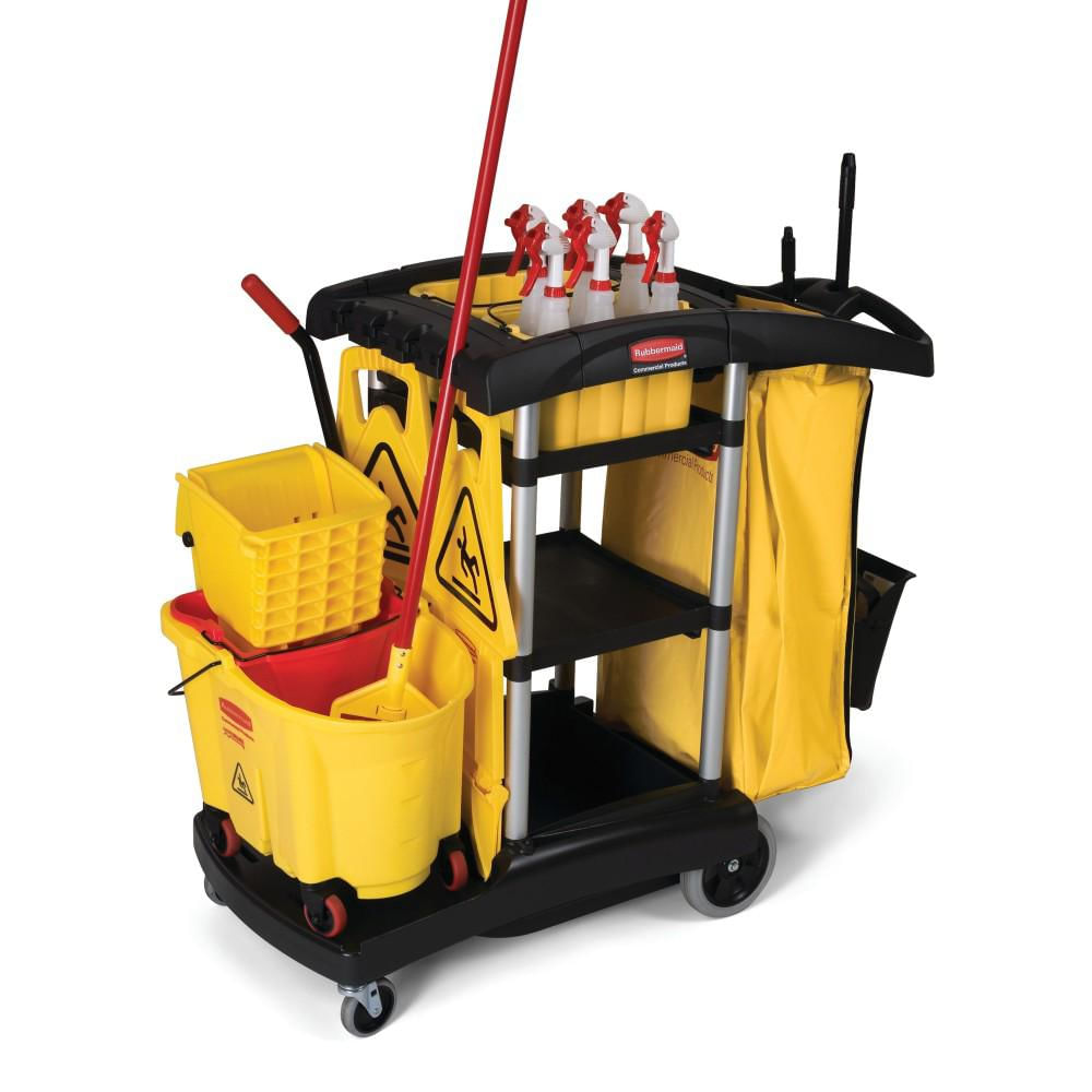 Carro De Limpieza Rubbermaid Alta Capacidad Fg9t7200bla img #4