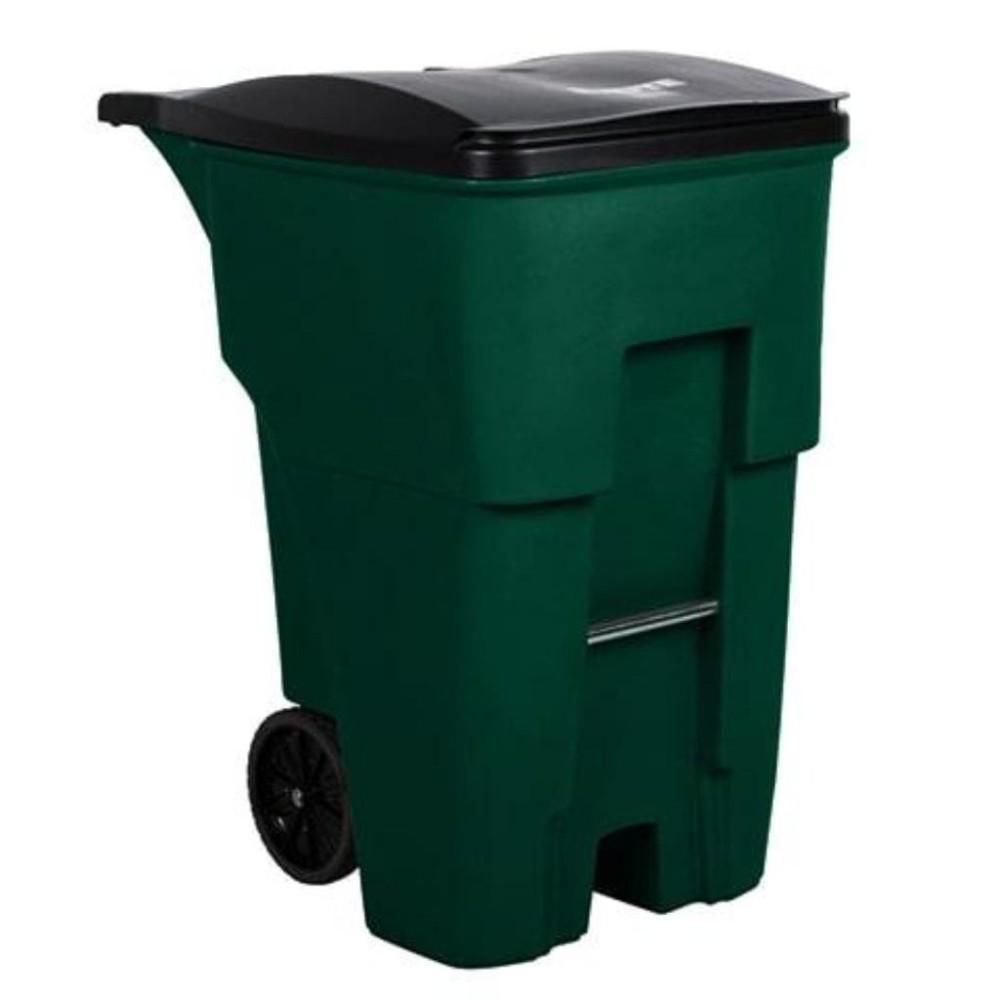 Contenedor Rubbermaid Brute Con Ruedas 360 Litros Verde img #1