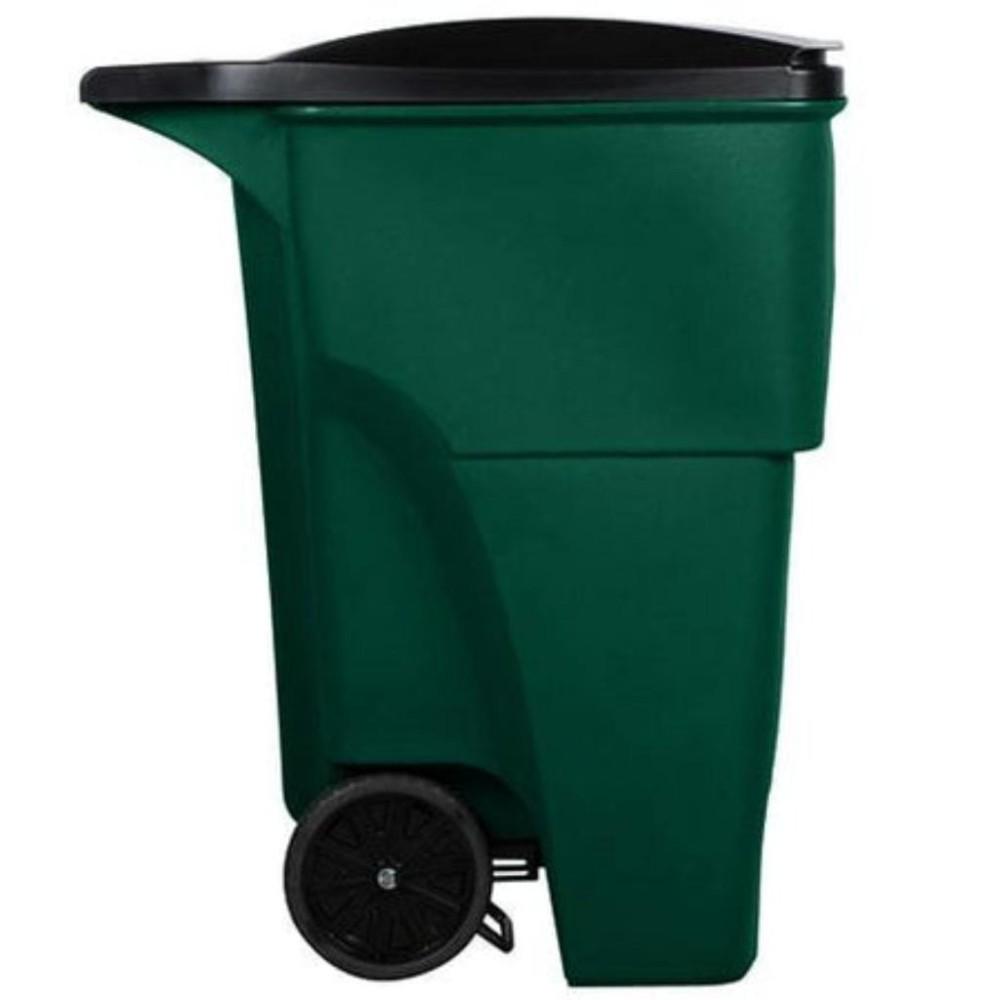 Contenedor Rubbermaid Brute Con Ruedas 360 Litros Verde img #3