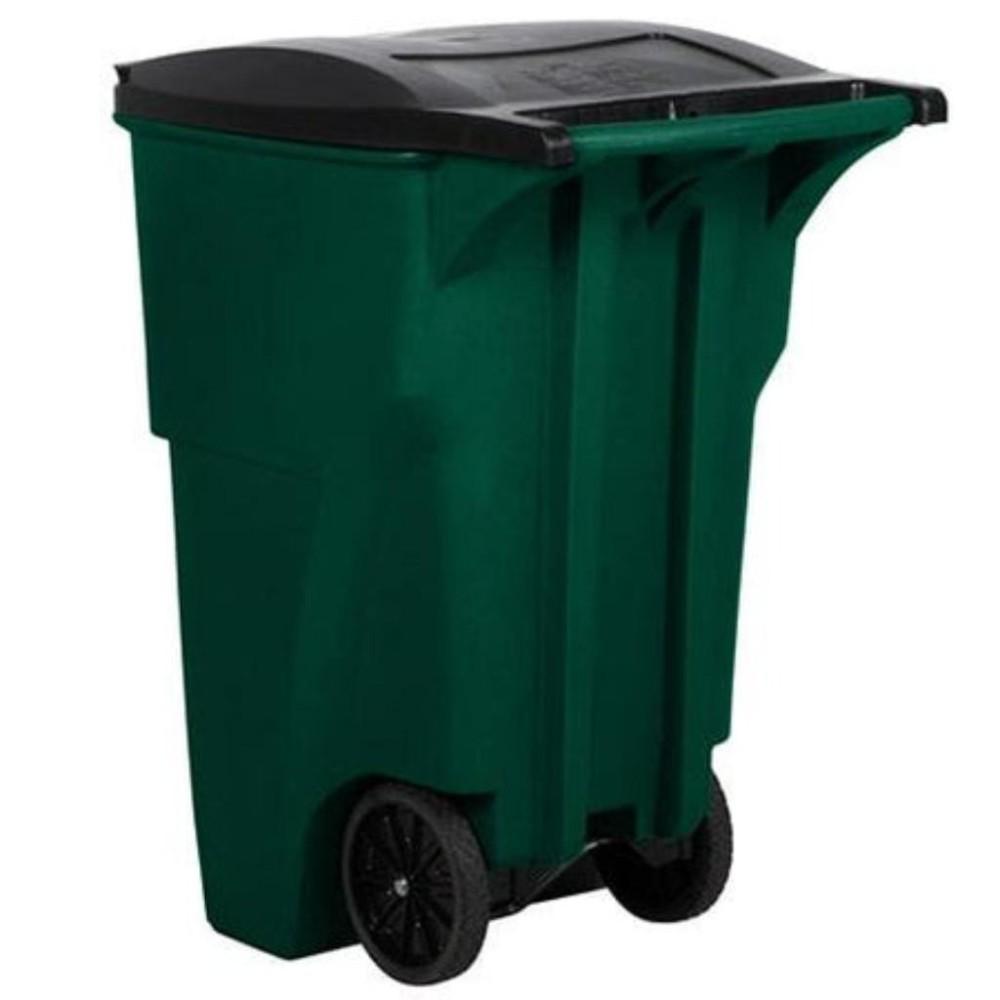 Contenedor Rubbermaid Brute Con Ruedas 360 Litros Verde img #4