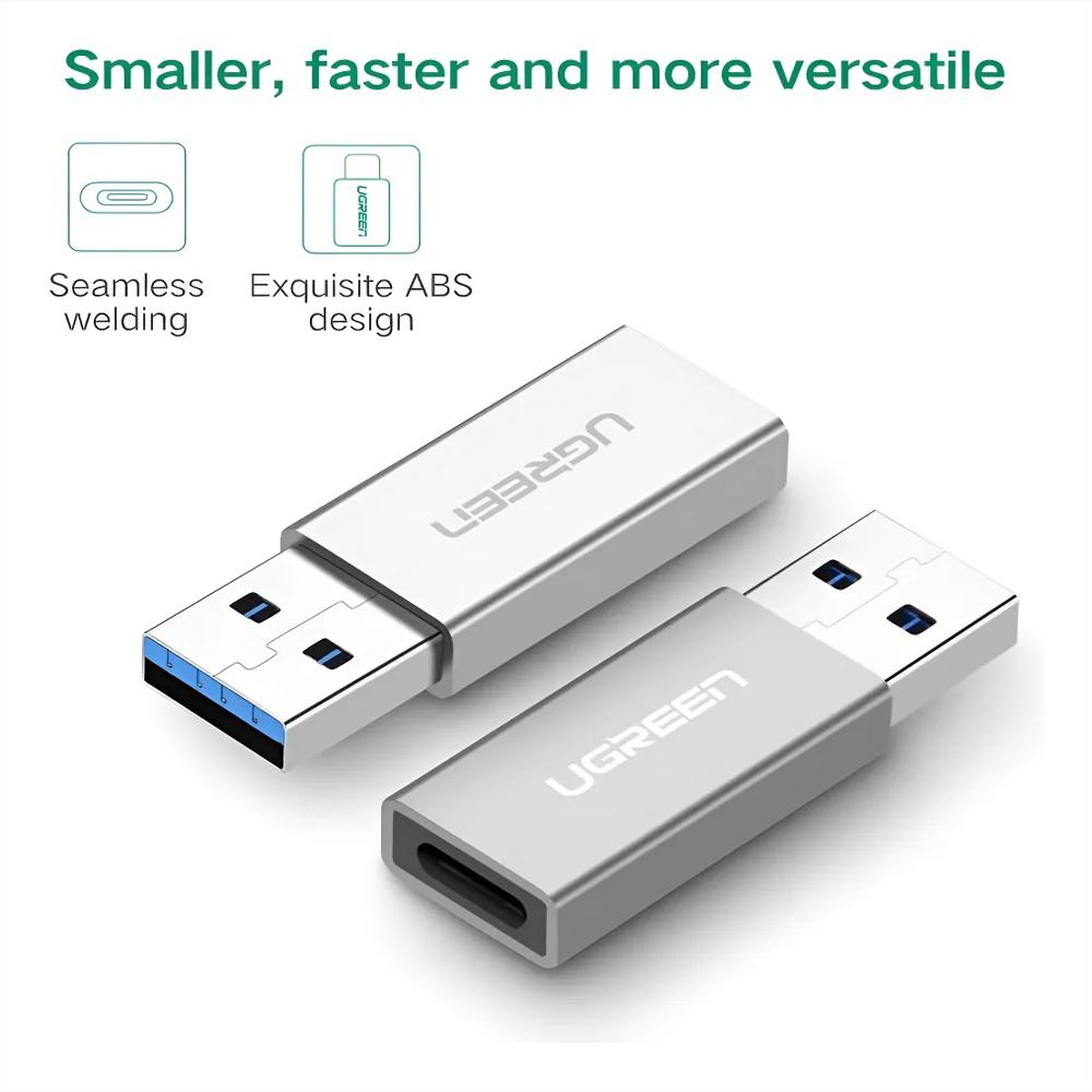 Adaptador Usb 3.0 A Usb C Hembra Datos 10 Gbps Otg 60W img #4