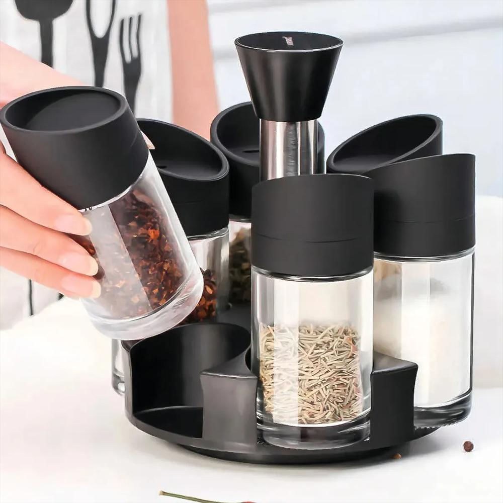 Condimenteros Soporte Giratorio Base Con 12 Frasco Especies img #1