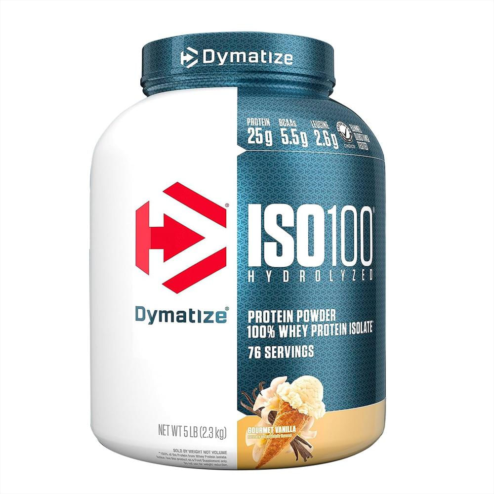 Proteína Iso 100 Hidrolizada Vainilla Gourmet 5 Lb Dymatize