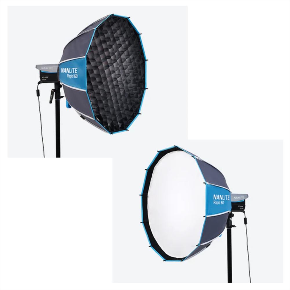 Softbox Nanlite Rapid 60 Fm Mount 60Cm (23.6 pulgadas ) img #2