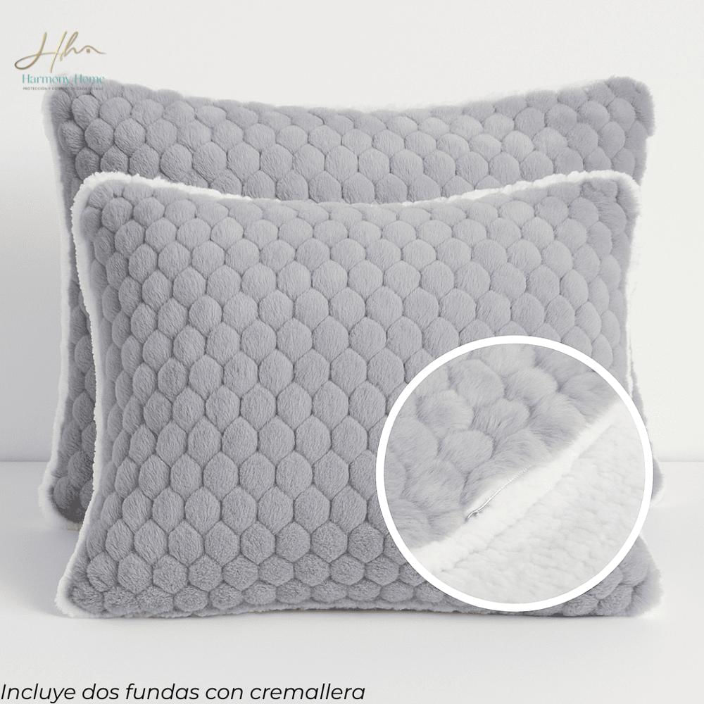 Cobija Premium Tipo Edredon 190*210 Gris 3 Piezas img #5