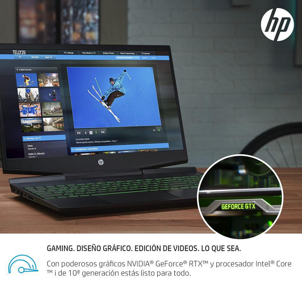 Computador Portátil HP Pavilion Gaming Intel Core i5 10300H  RAM 8 GB 512 GB SSD 15dk1043la img #4