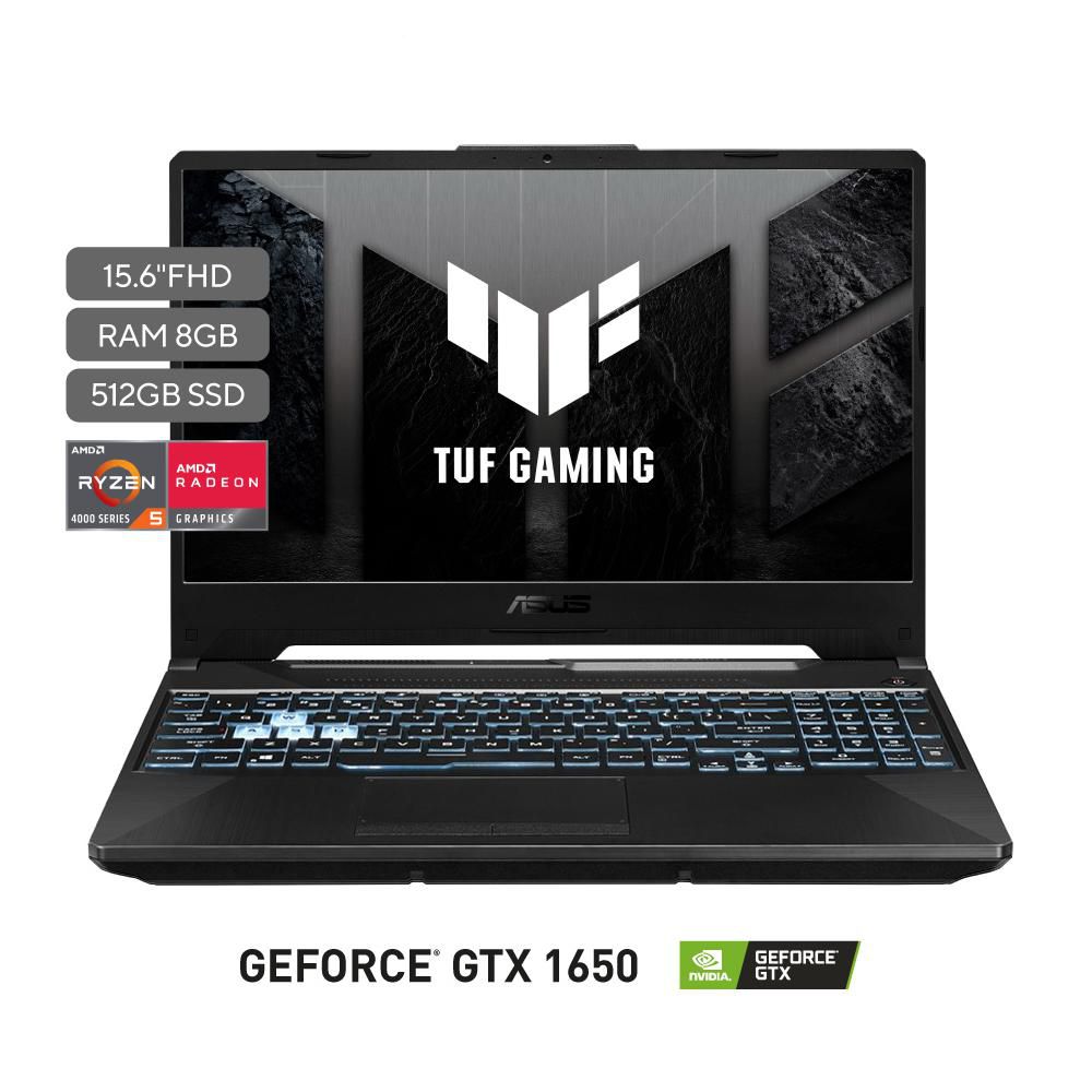 Portatil Gaming ASUS TUF A15 AMD Ryzen 5 4600H RAM 8 GB 512 GB SSD FA506IHRBHN080W img #2