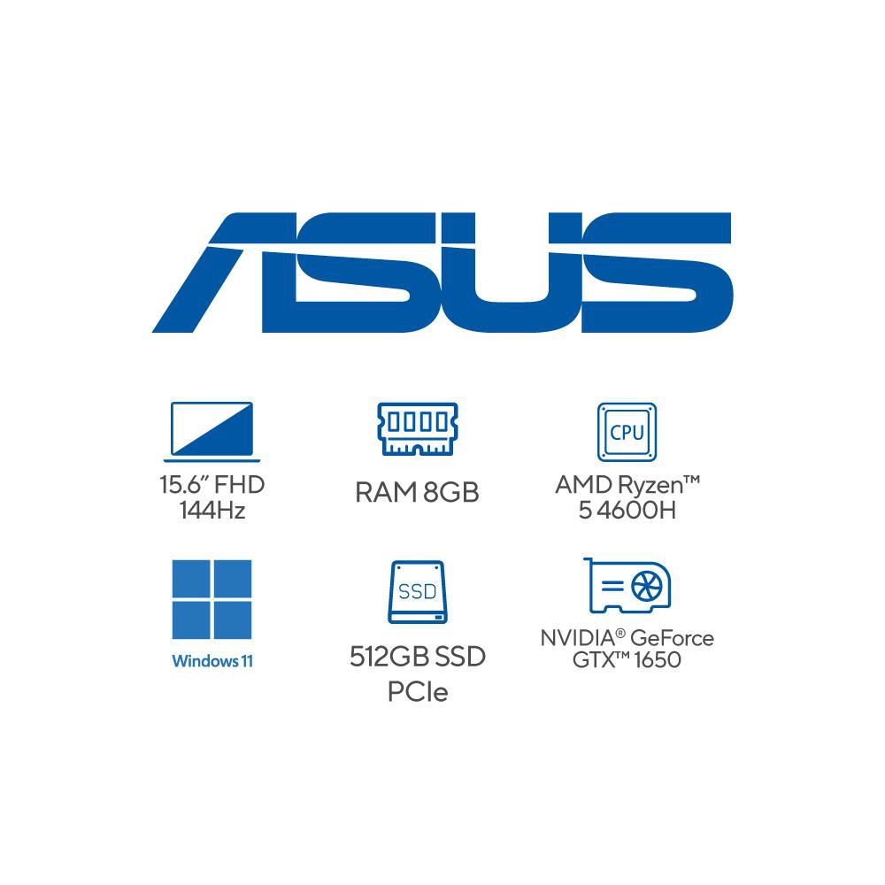 Portatil Gaming ASUS TUF A15 AMD Ryzen 5 4600H RAM 8 GB 512 GB SSD FA506IHRBHN080W img #7